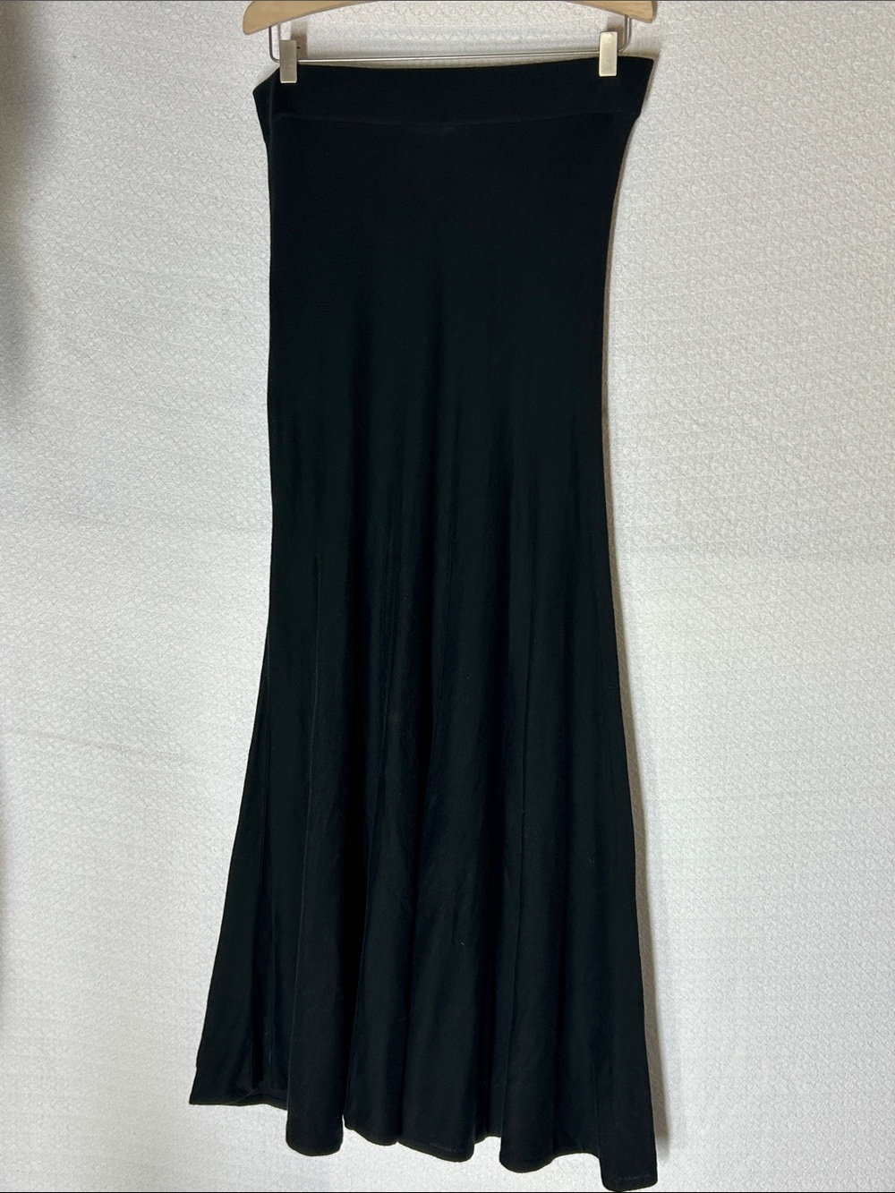 Peruvian Connection Sleek Black Maxi Skirt Dress